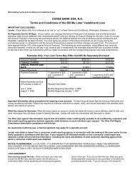 CHASE BANK USA, N.A. Terms and Conditions of the Bill Me Later ...