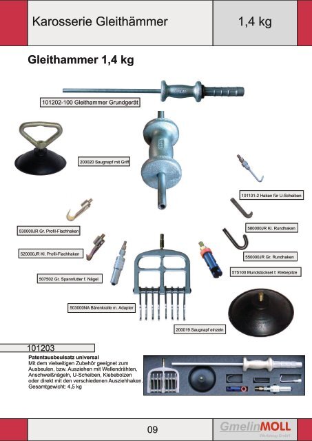 Karosserie Katalog 10D2.cdr - Gmelin + Moll Werkzeug GmbH