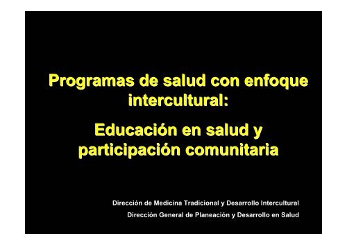 modelo educativo intercultural - Dirección General de Planeación y ...