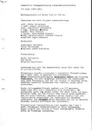 Verksamhetsberättelse för år 1988 - Gammalkils Hembygdsförening