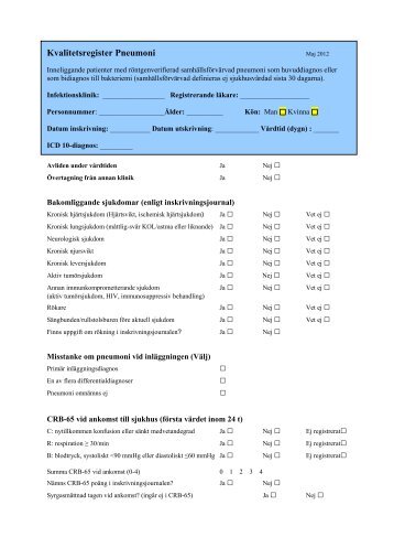 Lathund pneumoni - Infektion.net