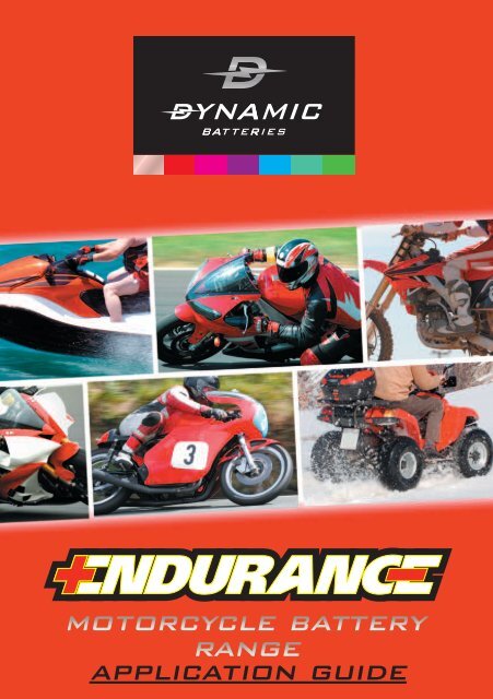 application guide range motorcycle battery - Dynamic Batteries