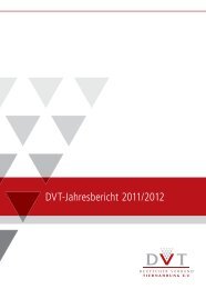 DVT-Jahresbericht 2011/2012 - Deutscher Verband Tiernahrung eV