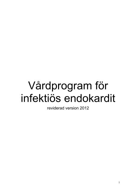 Endokardit - Infektion.net
