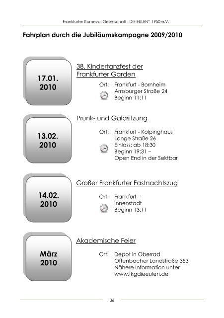 Frankfurter Karneval Gesellschaft â€žDIE EULENâ€œ 1950 e.V.