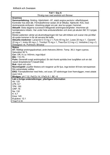 Fall 1 - Infektion.net