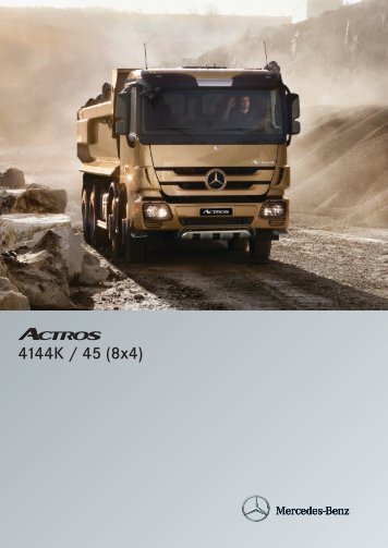 Actros 4144 K 8x4 - Mercedes Benz