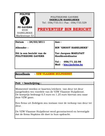 VZW Vlaamse Hulpdienst