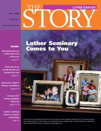 View this issue as a PDF. - Luther Seminary