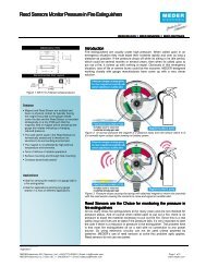 Reed Sensors Monitor Pressure in Fire Extinguishers