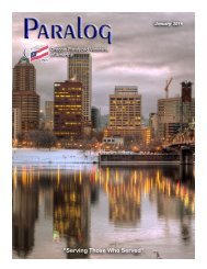 Jan 2011 - Oregon Paralyzed Veterans of America