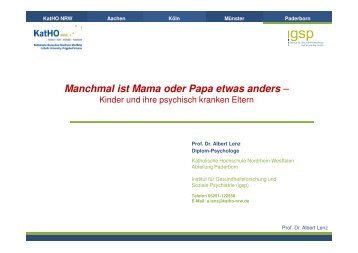 Der Vortrag von Prof. Dr. Phil. Albert Lenz als PDF zum download.