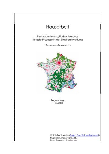 Periurbanisierung/Rurbanisierung ... - Ralph Buchfelder