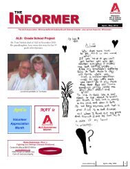 INFORMER - ALS Association - Minnesota Chapter