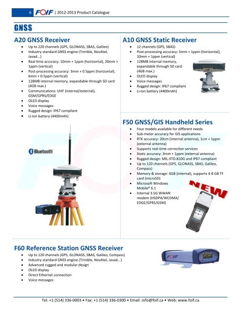 2012-2013 Product Catalogue