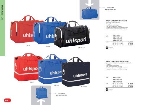 Uhlsport Team Katalog 2012