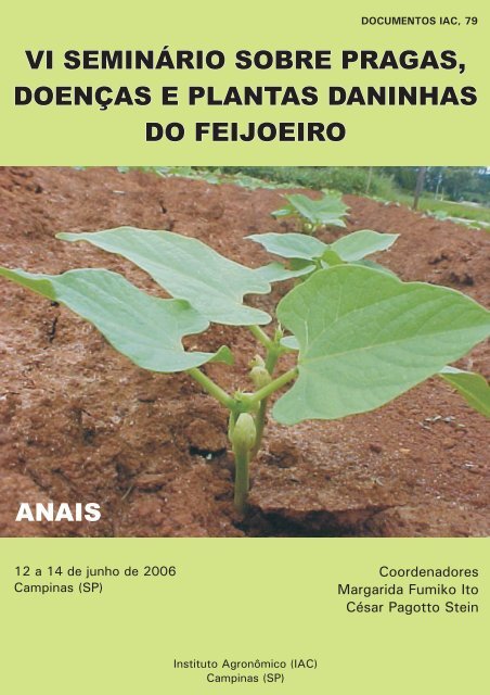 vi seminÃ¡rio sobre pragas, doenÃ§as e plantas daninhas do ... - IAC