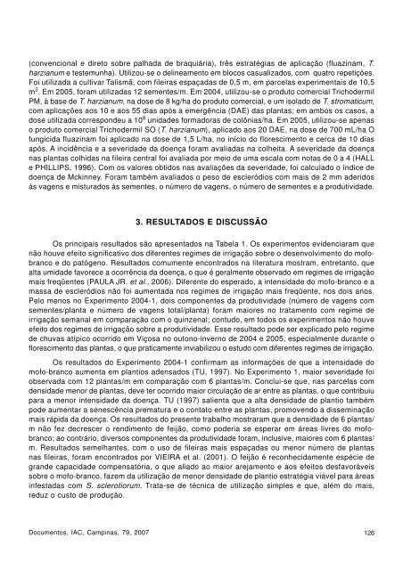 vi seminÃ¡rio sobre pragas, doenÃ§as e plantas daninhas do ... - IAC