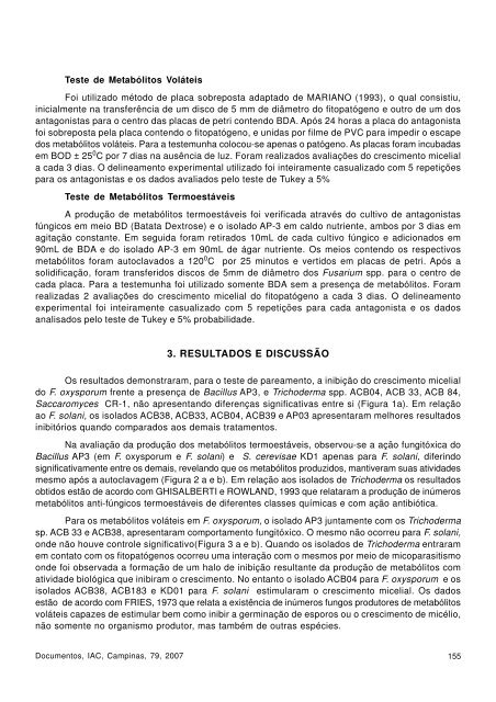 vi seminÃ¡rio sobre pragas, doenÃ§as e plantas daninhas do ... - IAC