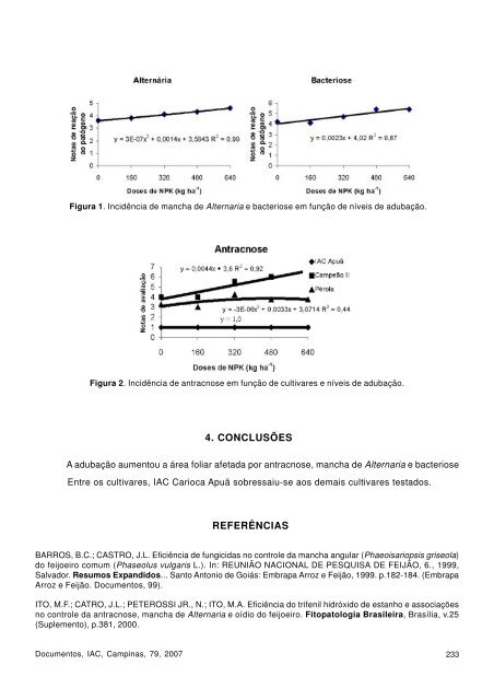 vi seminÃ¡rio sobre pragas, doenÃ§as e plantas daninhas do ... - IAC