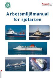 ArbetsmiljÃ¶manual - SAN - SjÃ¶fartens ArbetsmiljÃ¶nÃ¤mnd