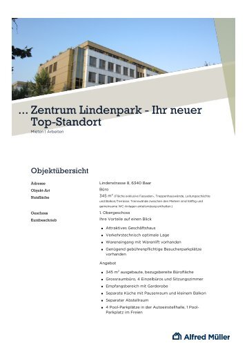 Zentrum Lindenpark - Ihr neuer Top-Standort ... - Homegate.ch