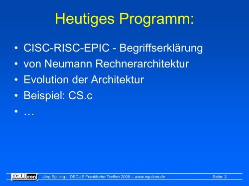 CISC-RISC-EPIC