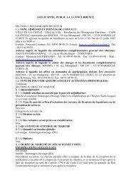 avis d'appel public a la concurrence section i: pouvoir adjudicateur i ...