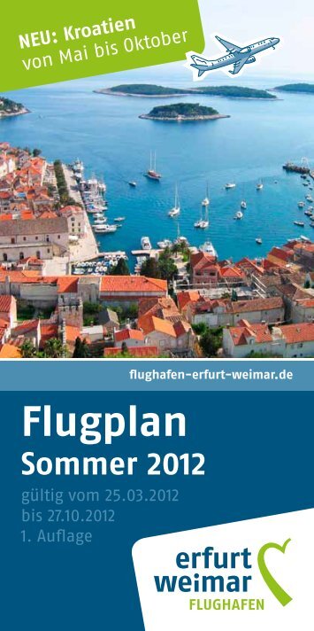 Flugplan - Flughafen Erfurt