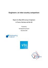 2010 Joint Survey Report - Engineering Council