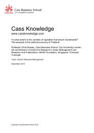 To what extent is the varieties of capitalism ... - Cass Knowledge