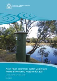 Avon River catchment Water Quality and Nutrient Monitoring ...