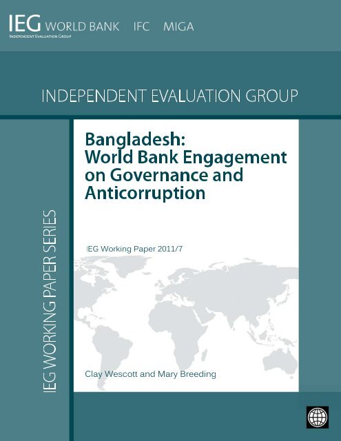 Bangladesh Independent Evaluation Group World Bank