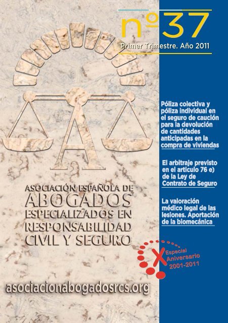 Revista nÂº 37, 1Âº trimestre aÃ±o 2011 (PDF 8,60 Mb) - AsociaciÃ³n ...