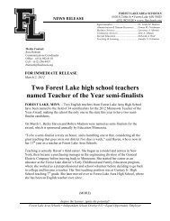 Two Forest Lake high school teachers named Teacher of the Year ...