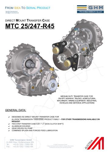 MTC 25/247-R45 - GHM Transmission GmbH