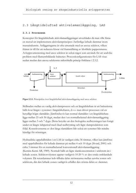 Implementation of The LSP-concept in Extended Aeration