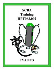 SCBA Training HPT063.002