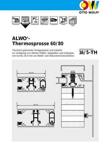 OTTO WOLFF ALWO®- Thermosprosse 60/80 - glas-terrassendach.de