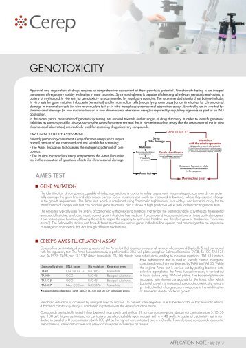GenotoxiCity - Cerep