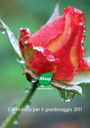 Calendario per il giardinaggio 2011 - Maag Garden