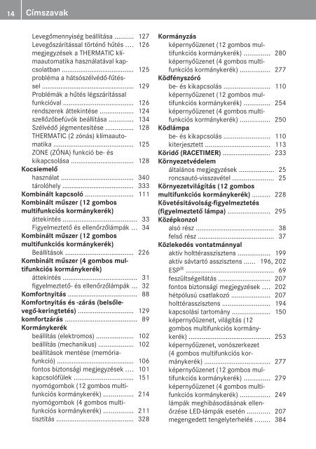 (204) kezelÃ©si ÃºtmutatÃ³jÃ¡nak letÃ¶ltÃ©se (PDF) - Mercedes-Benz ...