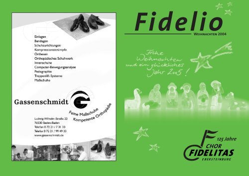 Fidelio 2004 als PDF downloaden - Chor Fidelitas | Ebersteinburg