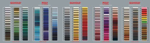 Gunold Thread Color Chart