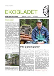 Ekobladet nr 2, 2012 - Ekomuseum Bergslagen