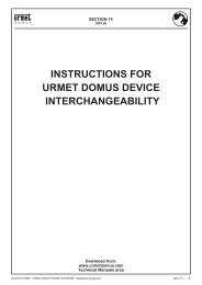 instructions for urmet domus  device interchangeability