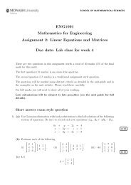 ENG1091 Mathematics for Engineering Assignment 2 - User Web ...