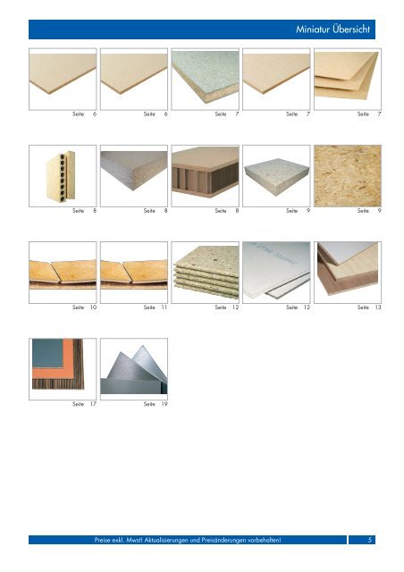 Holzwerkstoffe Katalog 2013 - Weyland GmbH