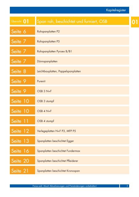 Holzwerkstoffe Katalog 2013 - Weyland GmbH