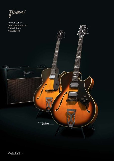 Framus Guitars Consumer Price List &amp; Guide Book - Guitars at ...